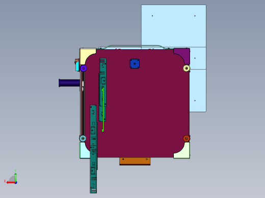 速度之王Ender-6桌面级3D打印机后视缩略图