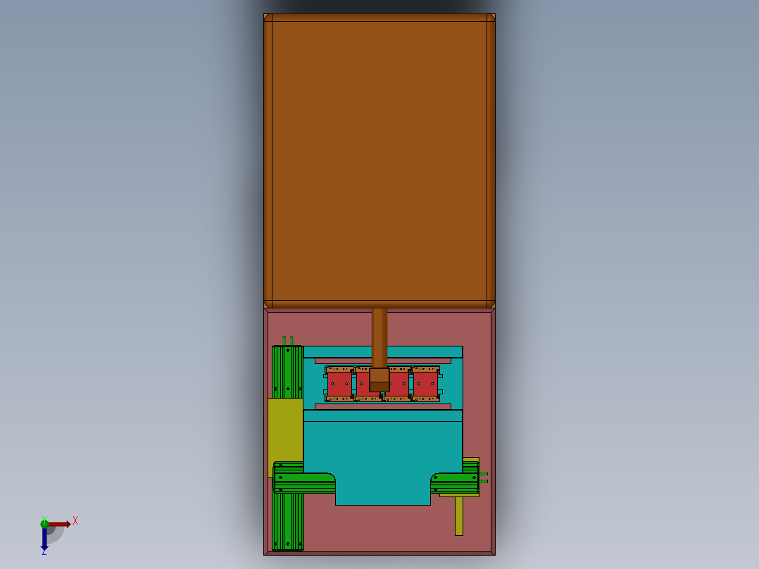 （原创）激光机设备俯视图
