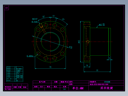 山云日尚SYS滚珠丝杠SFS4008.dwg