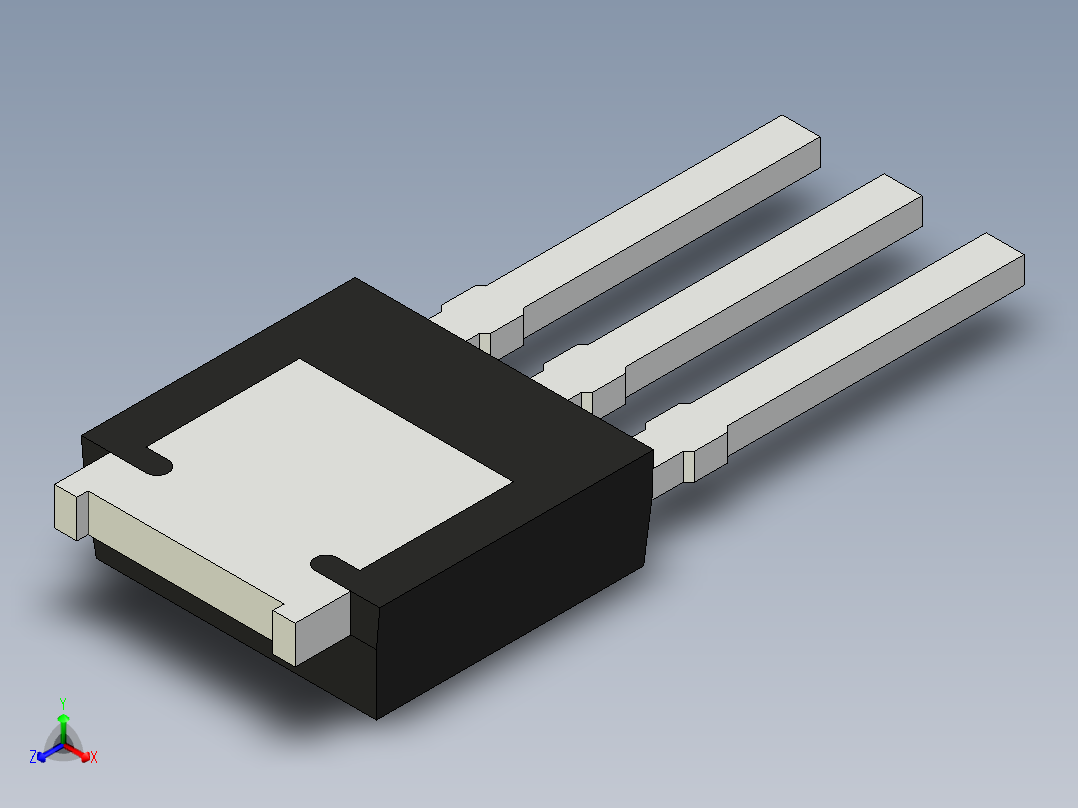 TO-251AA-Fair正等轴测图