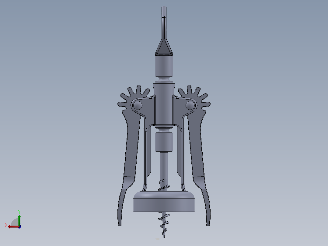 螺旋开瓶器21后视图