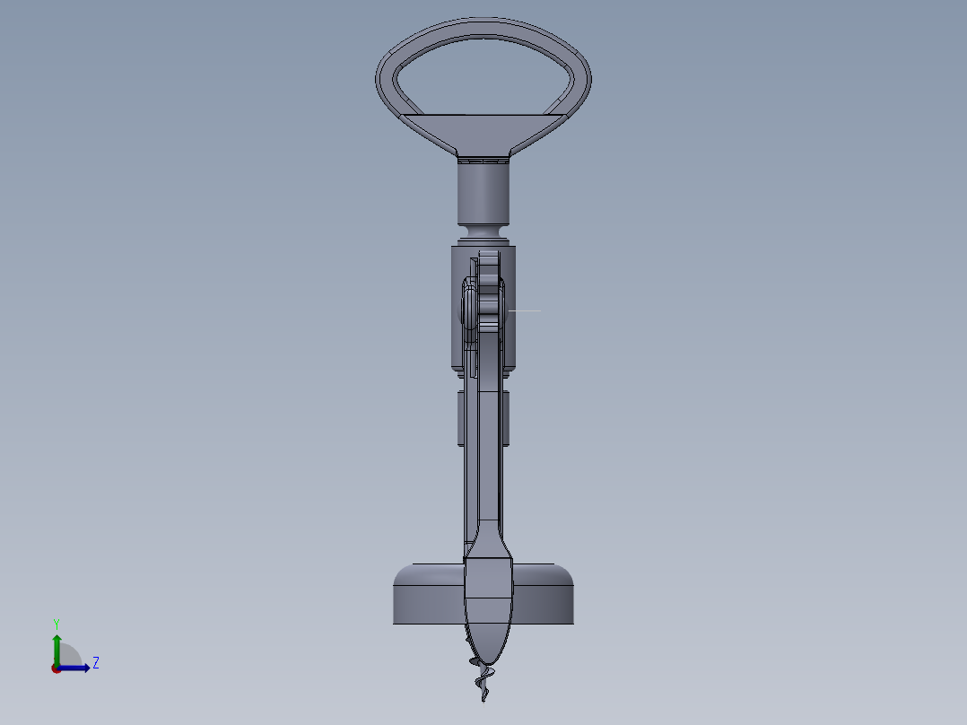 螺旋开瓶器21左视图