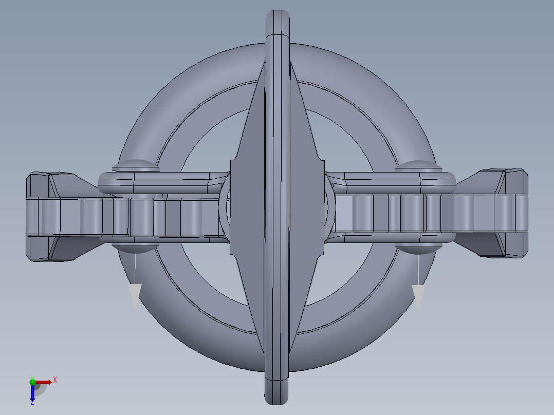 螺旋开瓶器21俯视图