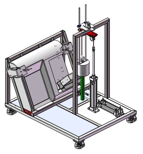 已生产设备转轴检测（sw17可编辑+工程图+bom）