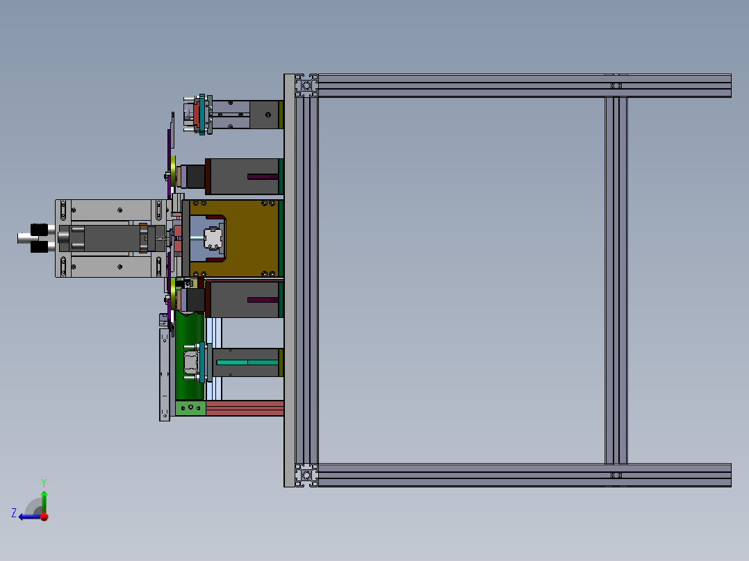 充电宝内部锂电池自动焊接sw17可编辑右视图
