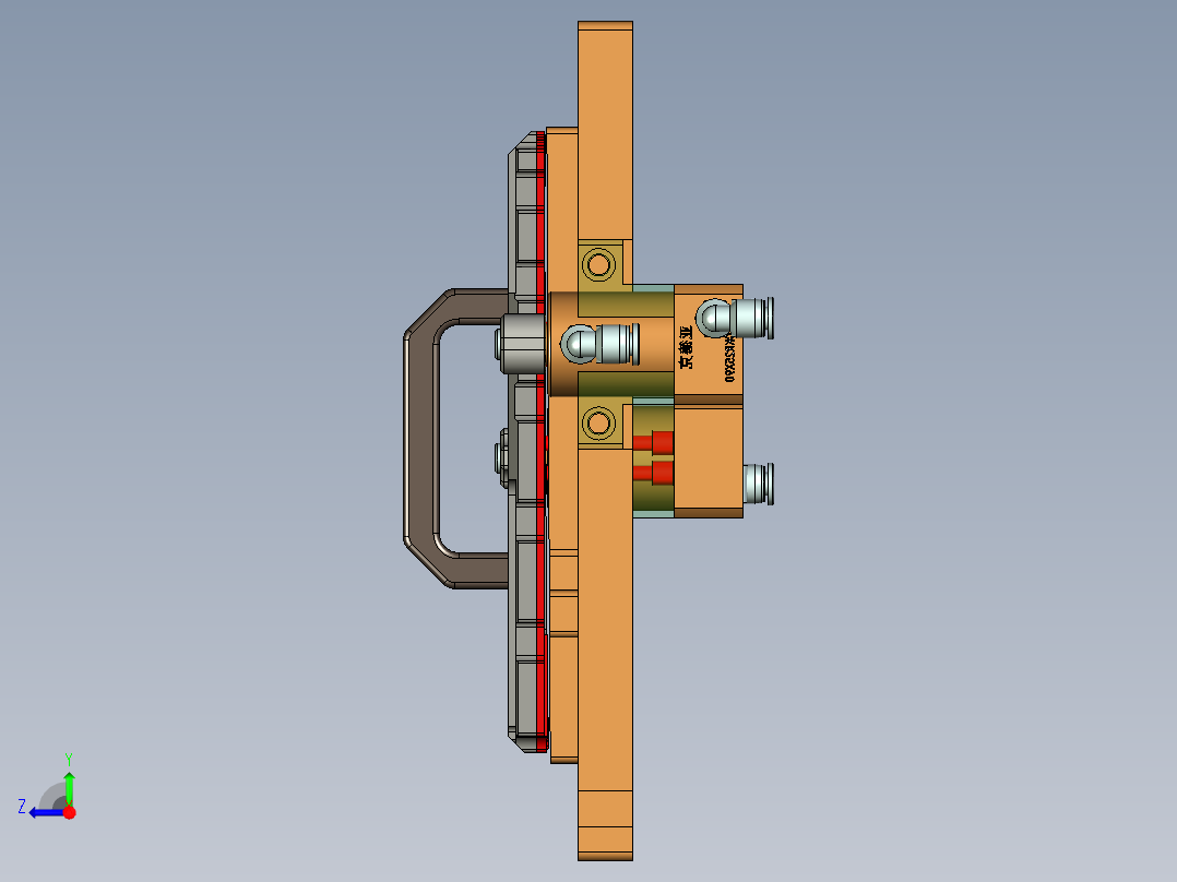 B9403-A-CNC1-笔记本CNC工装夹具三维模型内腔减肉-220824右视图
