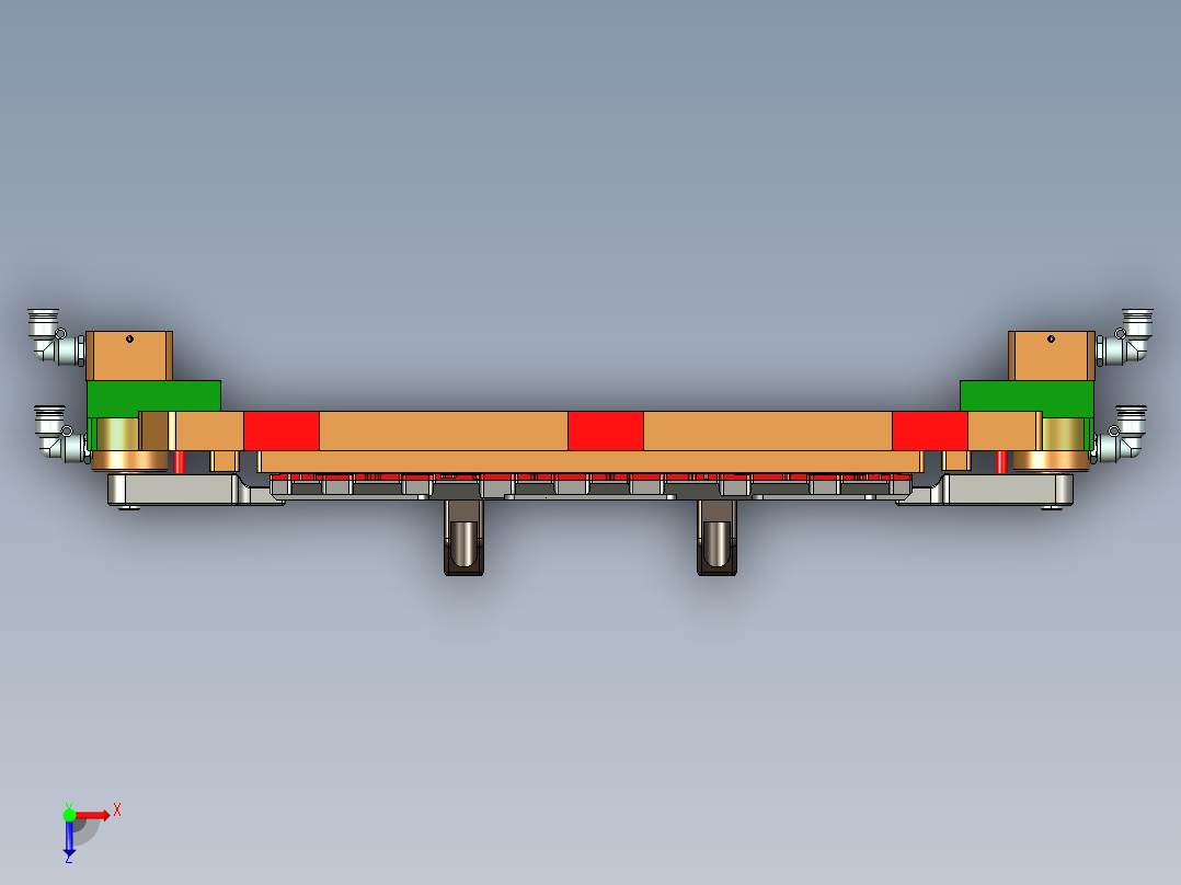 B9403-A-CNC1-笔记本CNC工装夹具三维模型内腔减肉-220824俯视图