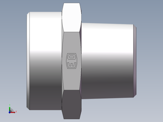 英制锥管螺纹直接头、1CT-45-16SP前视缩略图