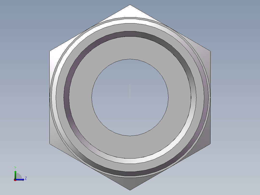 英制锥管螺纹直接头、1CT-45-16SP左视图