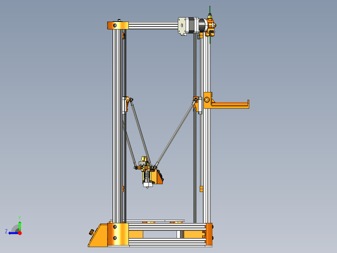 B2003971-3D打印机右视图