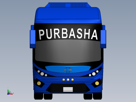 客车、公交车(19)前视缩略图