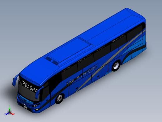 客车、公交车(19)正等轴测缩略图