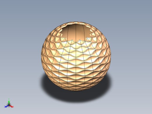 B3004618-浮雕波浪花瓶