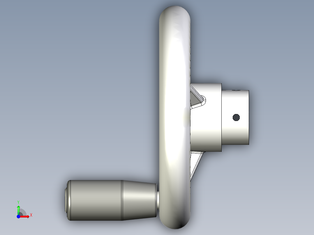 B2005106-手摇手柄前视图