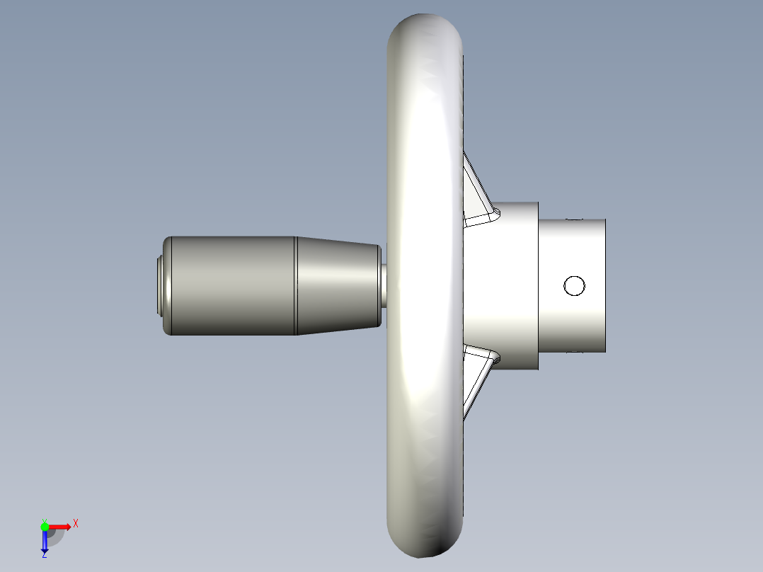 B2005106-手摇手柄俯视图