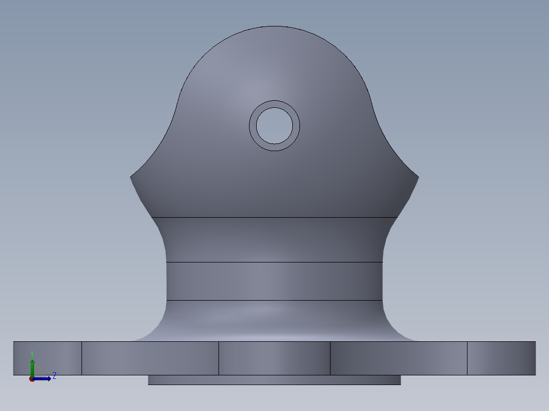 机械零件左视图