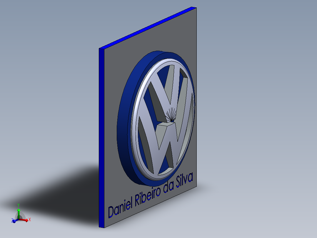 大众汽车的徽标