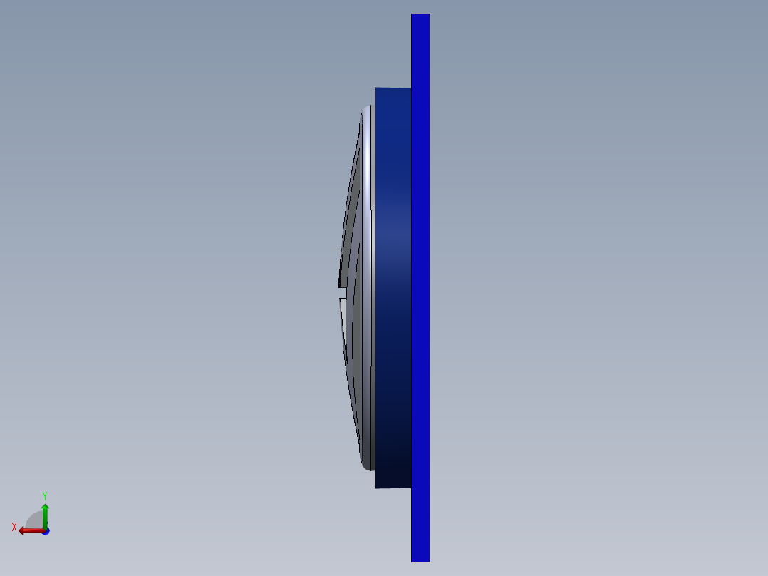 大众汽车的徽标后视图