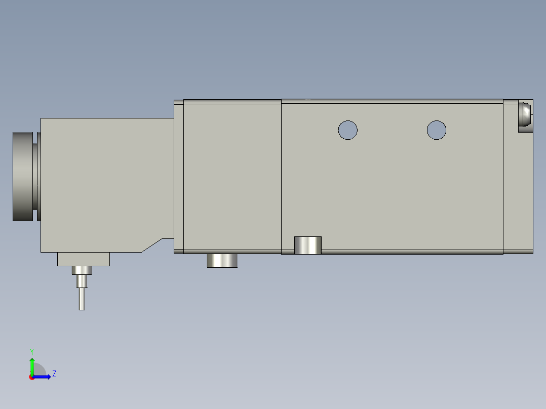 4V21006BI-电磁阀-亚德客左视图