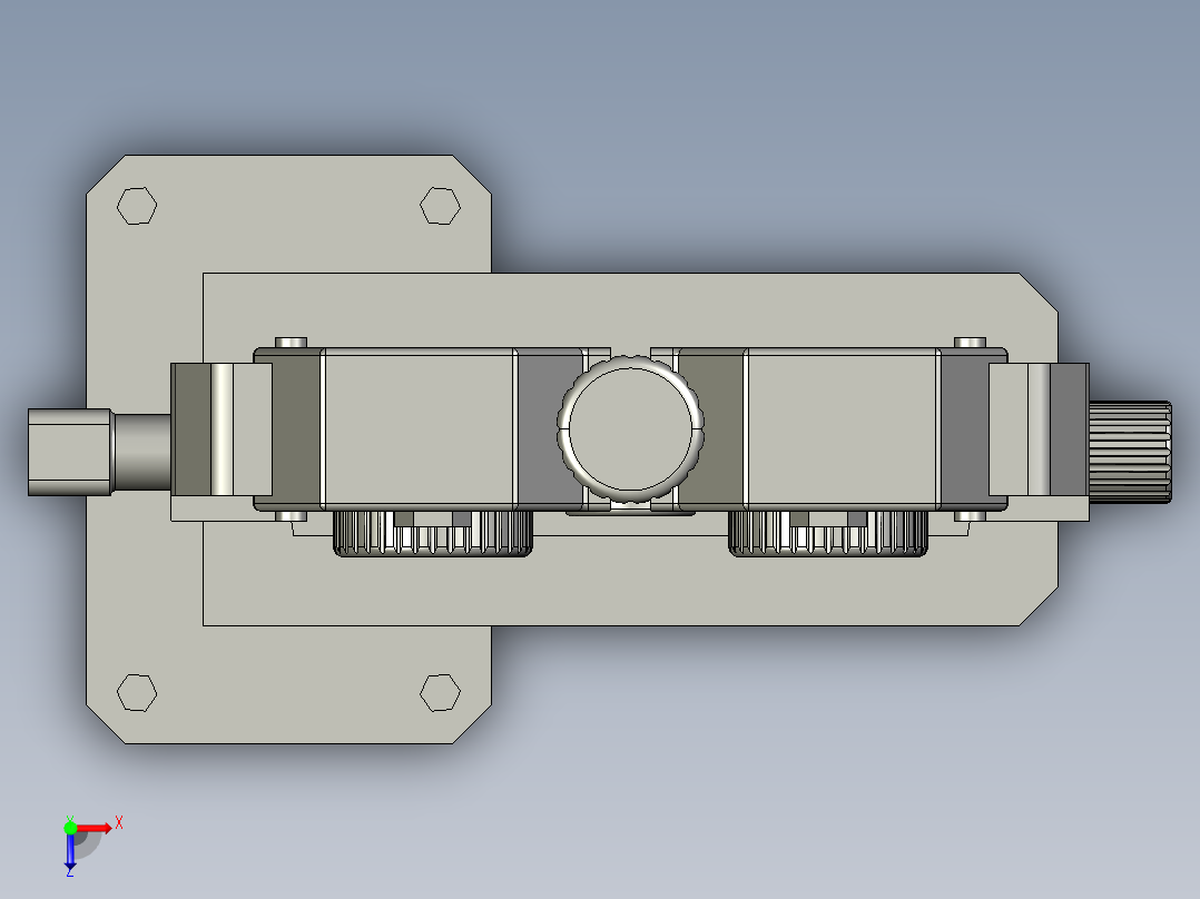 送丝机构俯视图