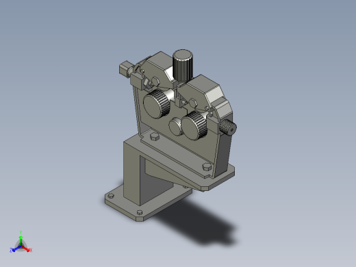 送丝机构正等轴测缩略图