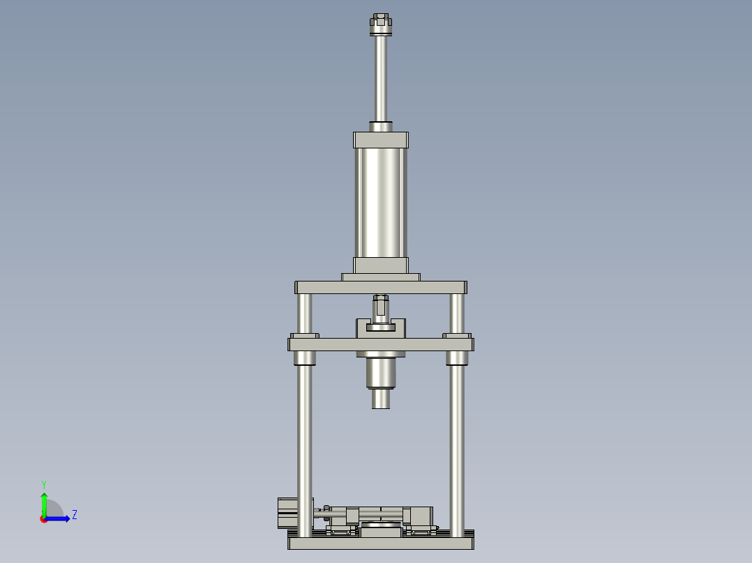 吸油盘压紧左视图