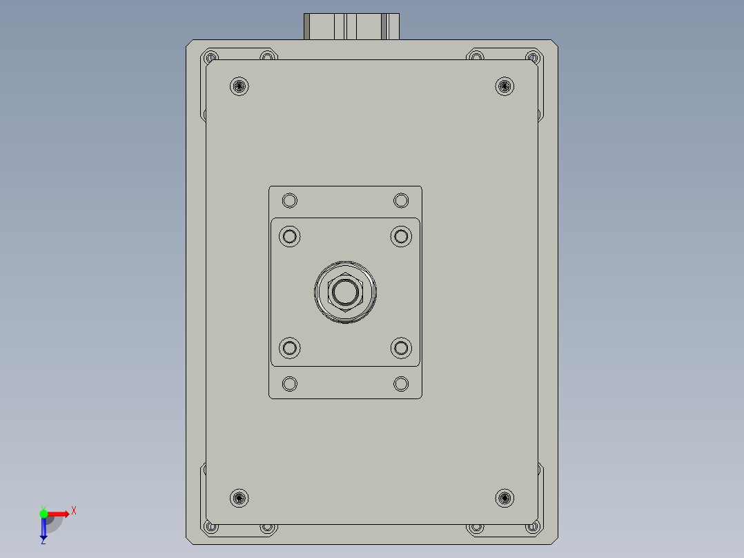 吸油盘压紧俯视图