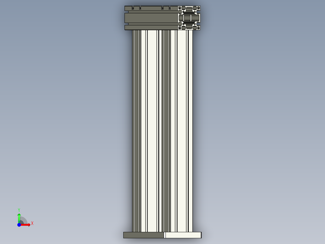 FJ-A2700-双相机机构前视图