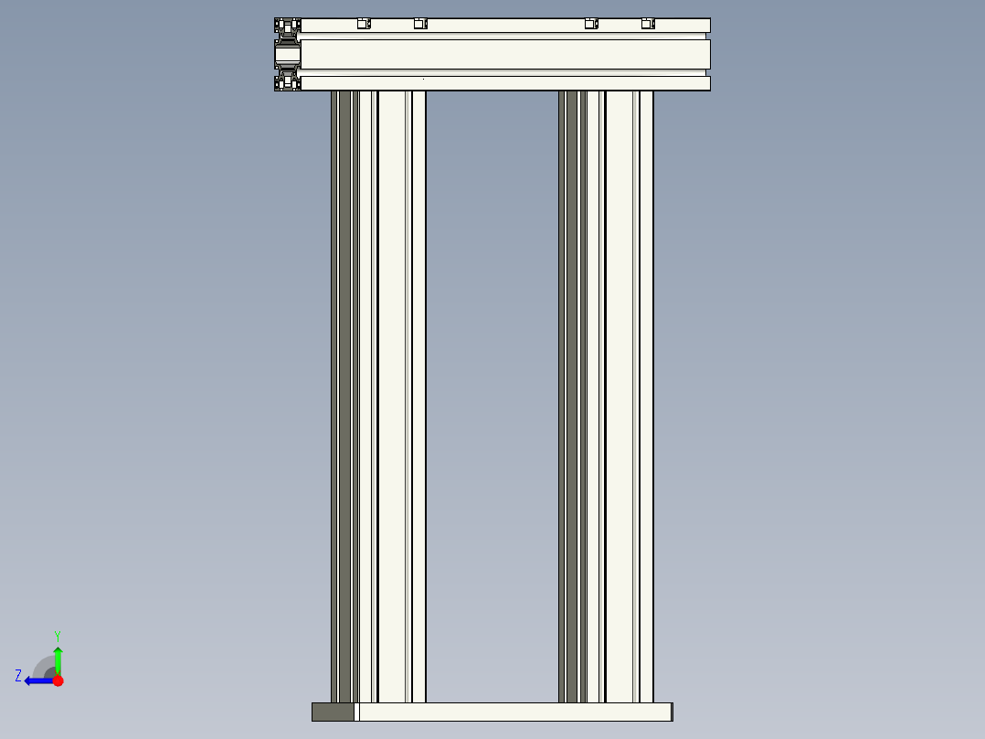 FJ-A2700-双相机机构右视图
