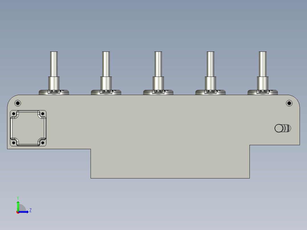 不良输送线1左视图
