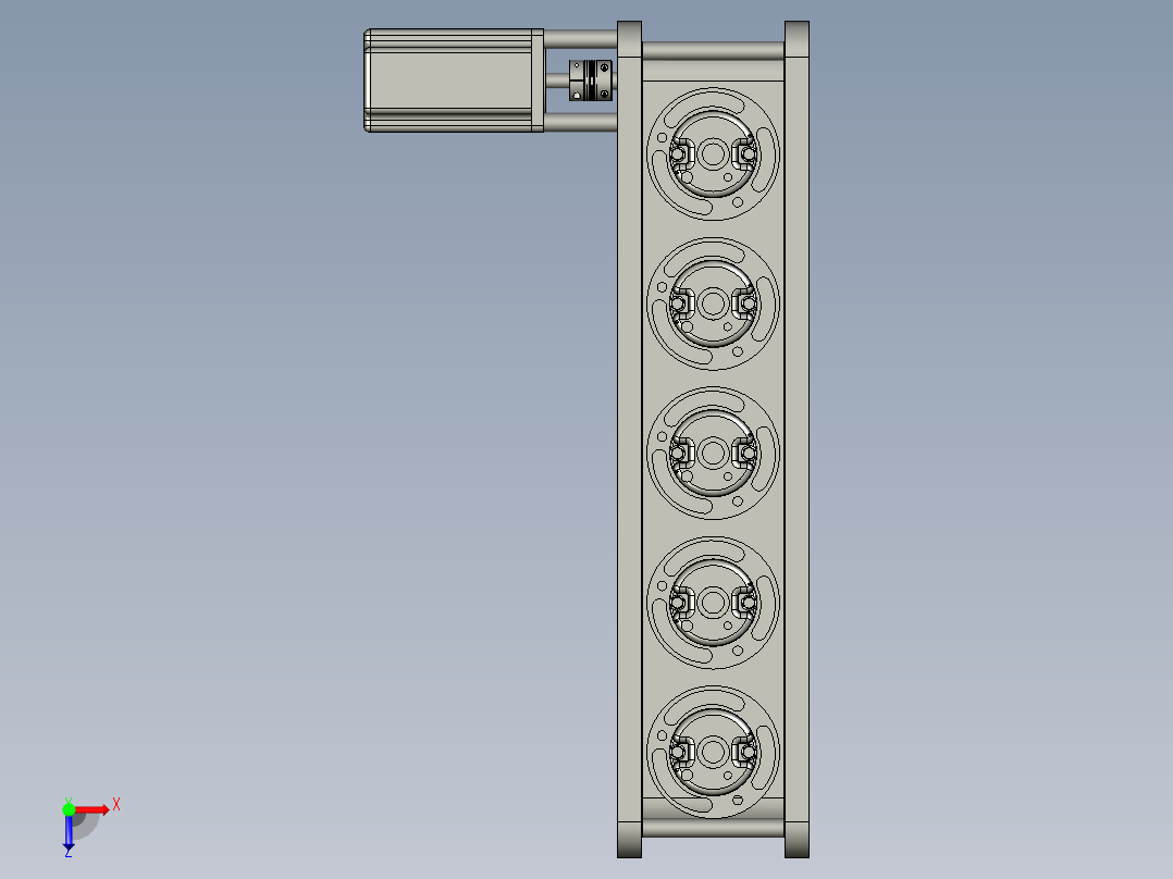 不良输送线1俯视图
