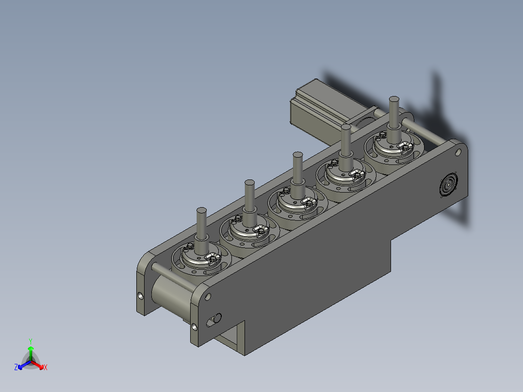 不良输送线1正等轴测图