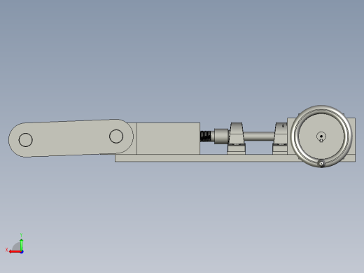 挡料板高度调节装置后视缩略图