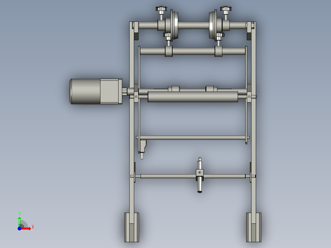 走纸装配前视图