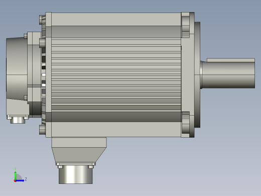 安川伺服电机SGMSV-30AA61step左视缩略图