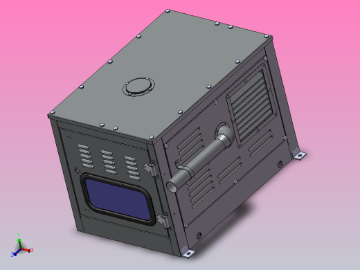 4KW箱式电站模型