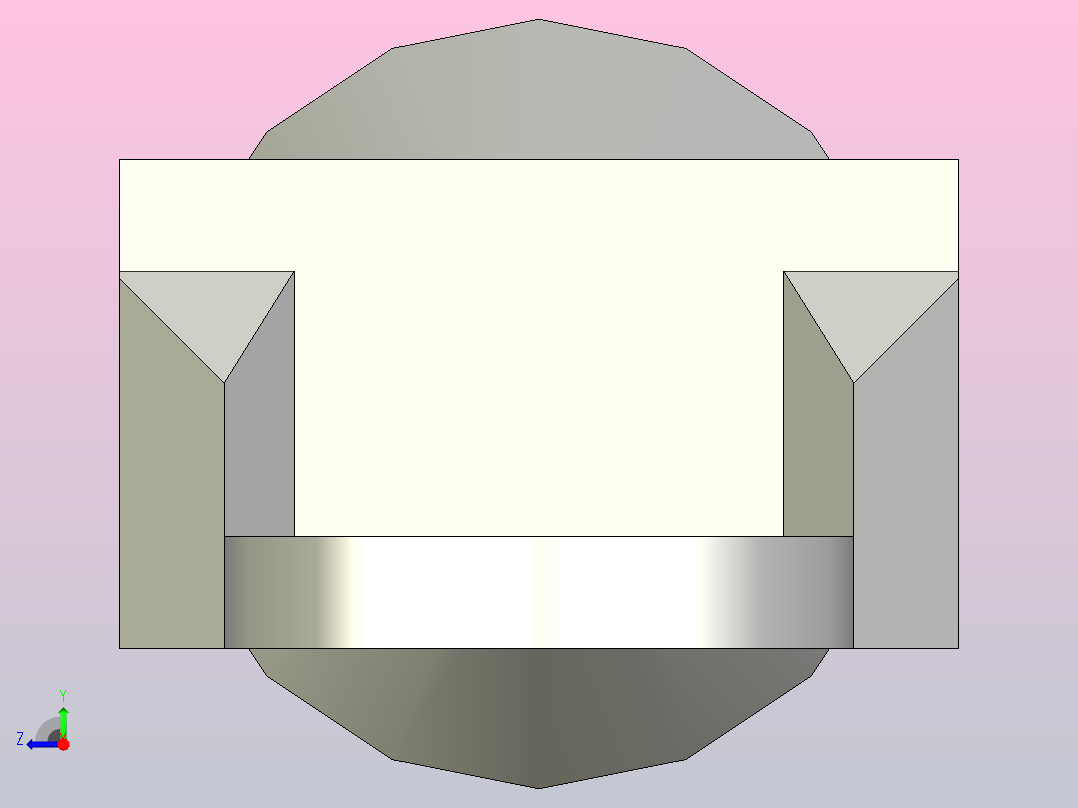 万向安装型氮气弹簧[NSU-22-200-294]右视图