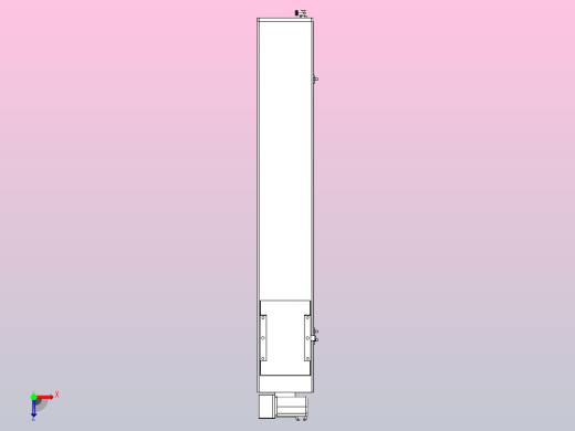 MCB17无尘皮带滑台[MCB17-L40-800-LU-P40-C3]俯视缩略图