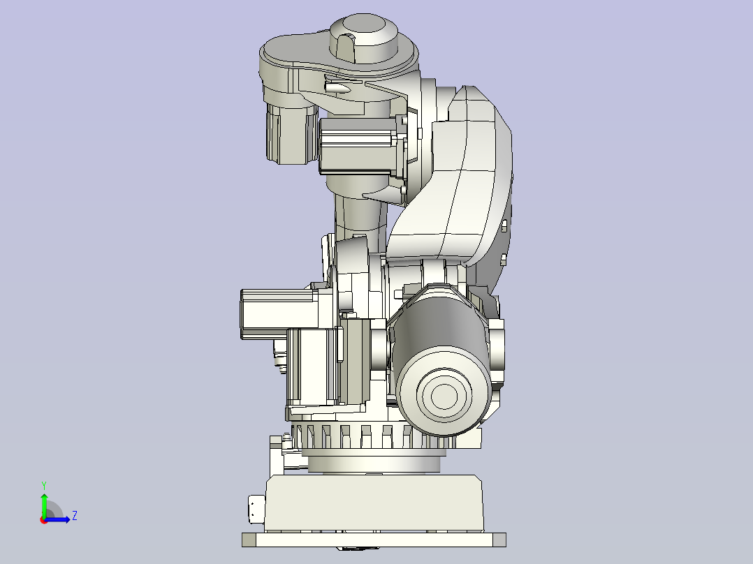 ABB 6轴机器人夹爪左视图
