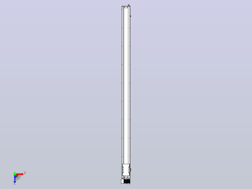 SCM14-2500-LU滚珠花健、支撑座、滚珠丝杠、交叉导轨、直线模组俯视缩略图