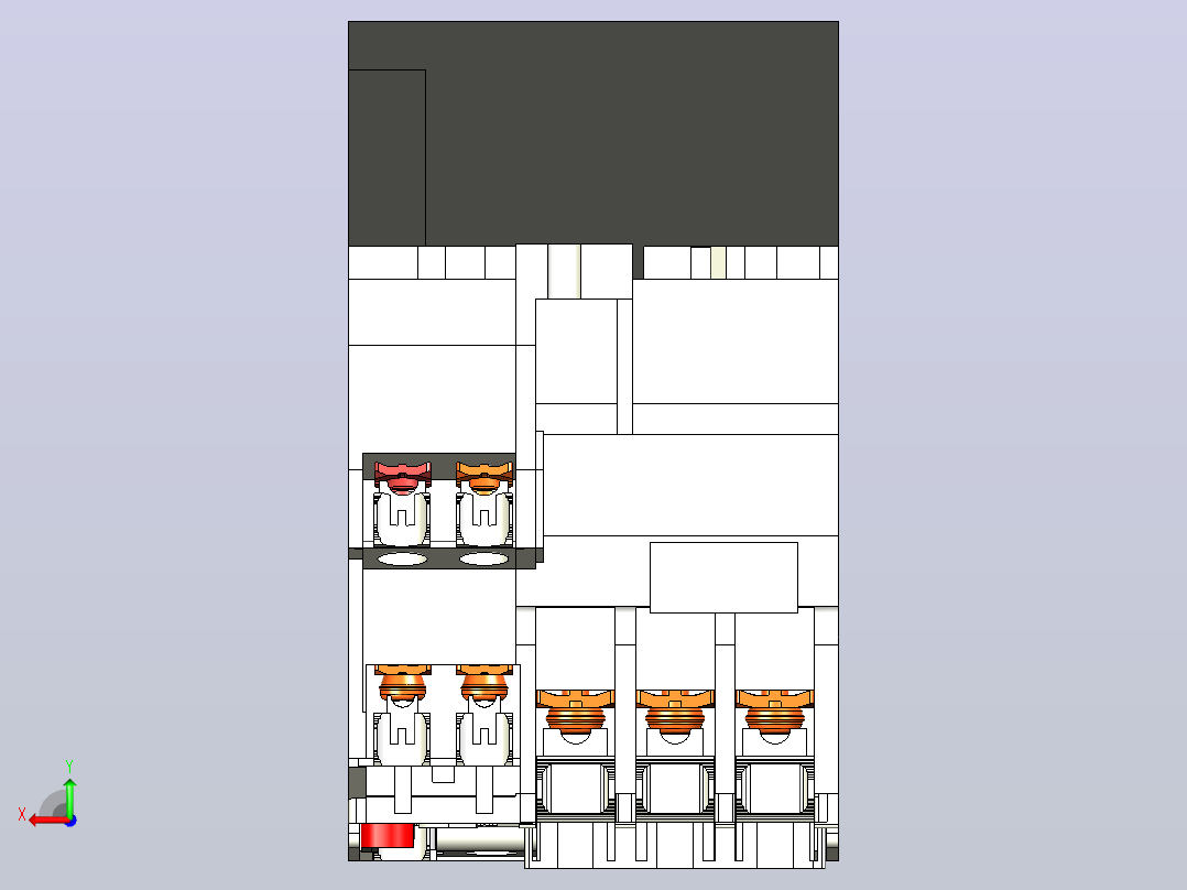 接触器S-T21 BC +热继电器TH-T25三菱电机后视图