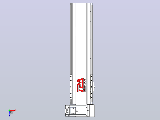 皮带直线轴半封闭可选导轨TPA-HNB-120D-110-L300-RU-Y-P40-N3俯视缩略图