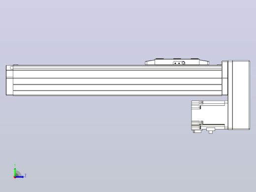 滚珠丝杠直线轴内置导轨TPA-GCR-80-1610C-L250-MP-M40-N3左视缩略图