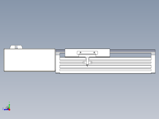 皮带直线轴半封闭可选导轨TPA-HNB-120D-110-L50-MR-Y-P40-N3右视缩略图