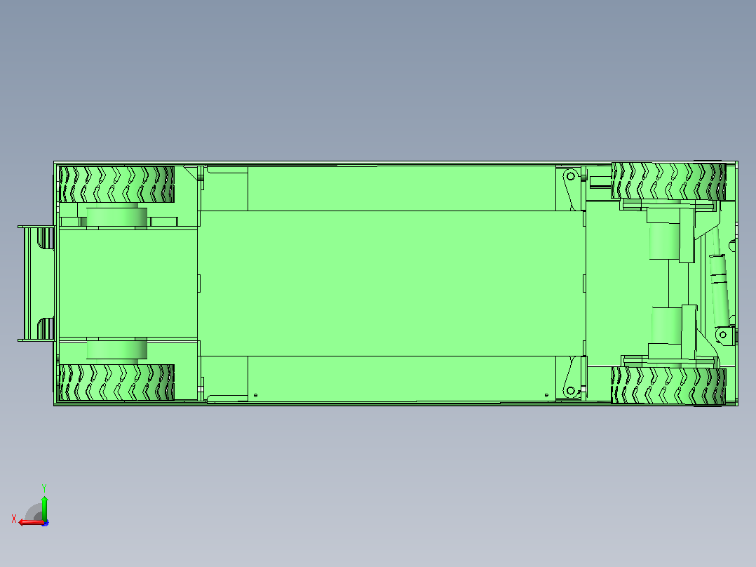 剪叉式高空作业车设计（SW+CAD+说明书）后视图