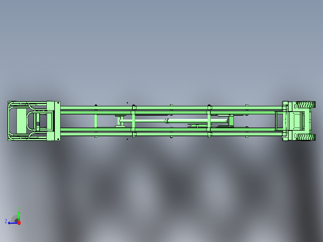 剪叉式高空作业车设计（SW+CAD+说明书）右视图