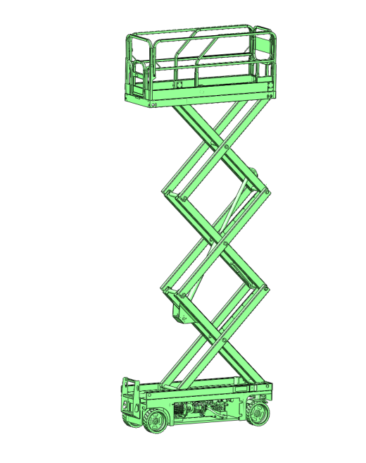 剪叉式高空作业车设计（SW+CAD+说明书）缩略图