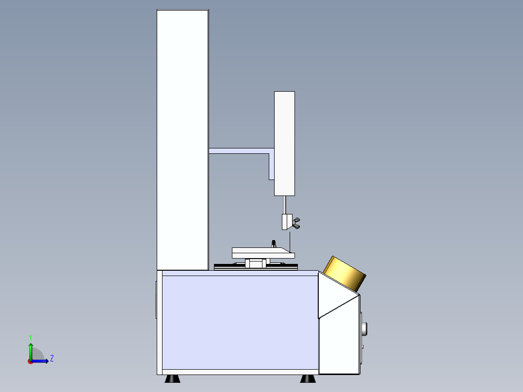 拉力测试计左视图