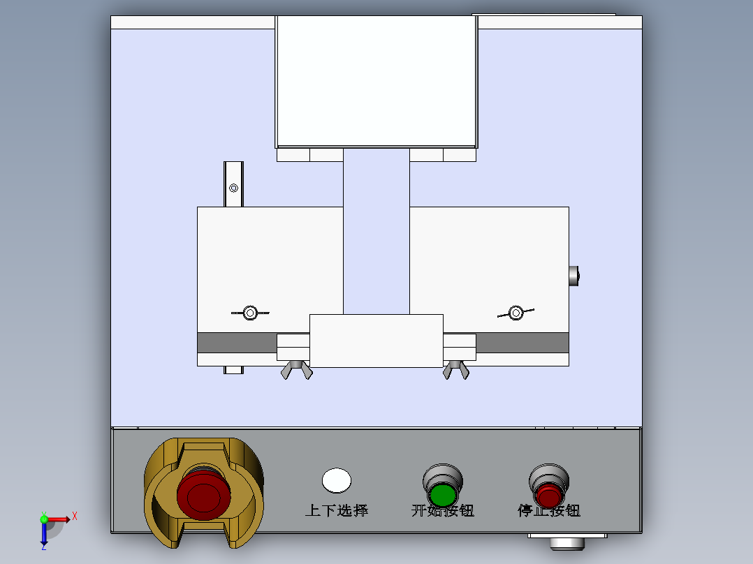 拉力测试计俯视图