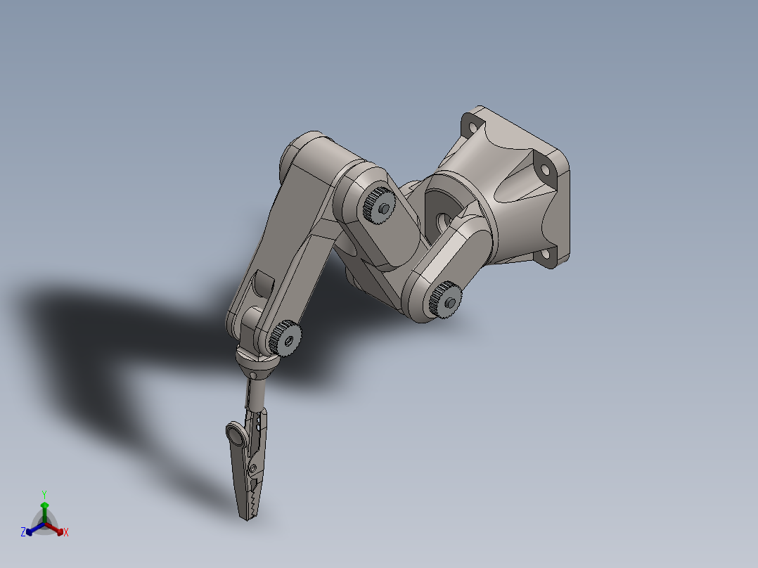 magnetic-techarm正等轴测图